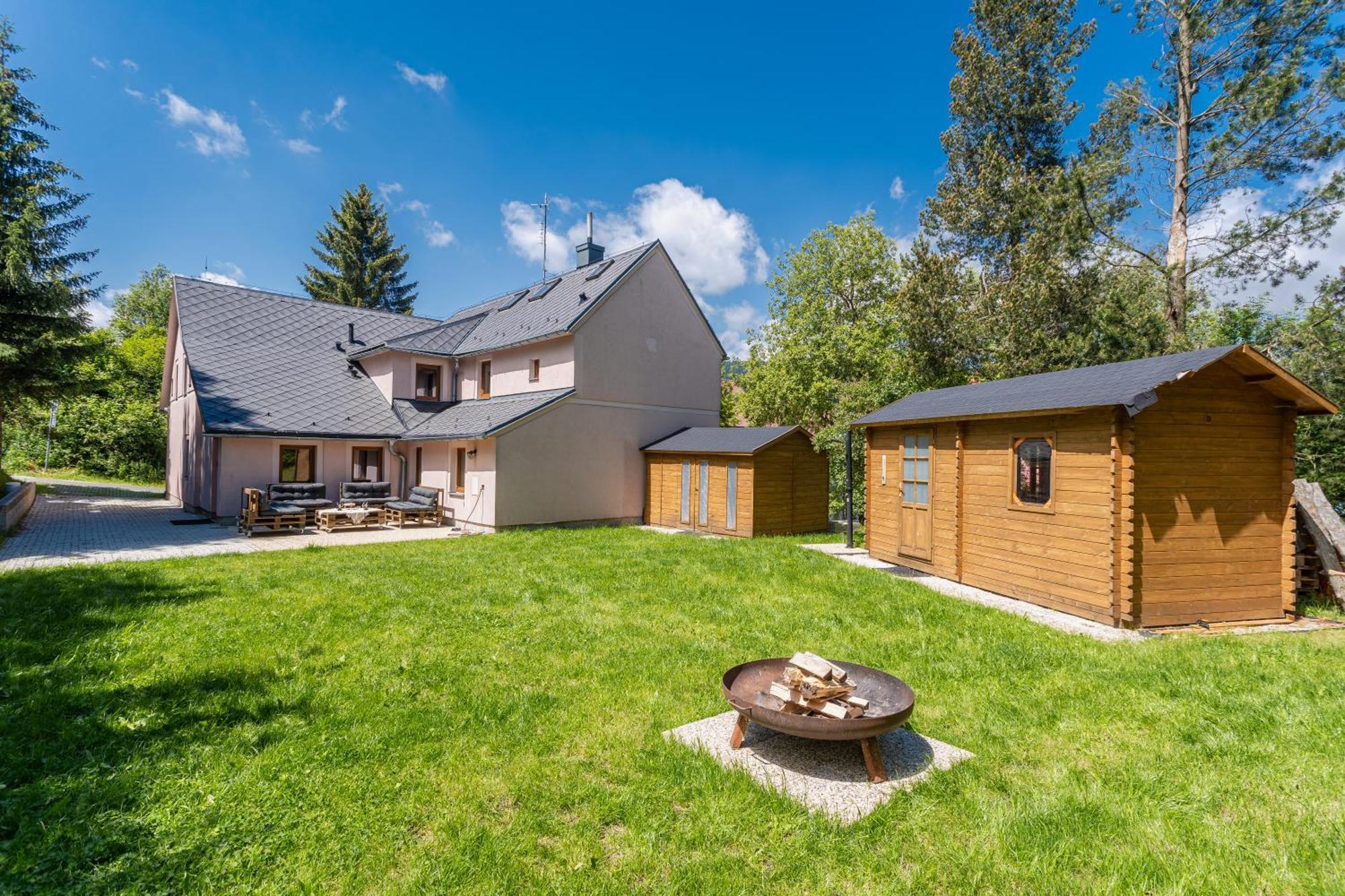 Ruzova Chalupa Pod Klinovcem Loučná pod Klínovcem Exterior foto